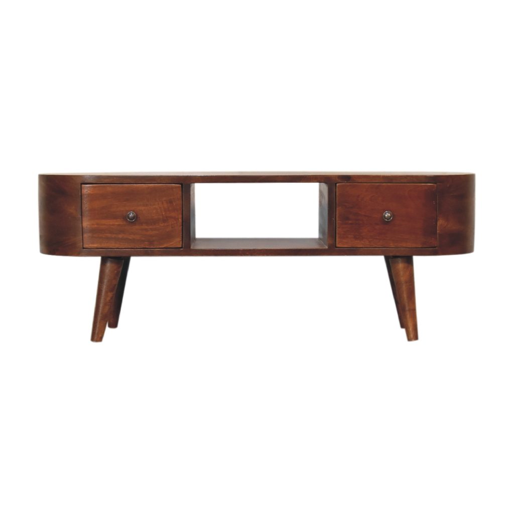 Canada Chestnut Round Open Media Unit Suppliers