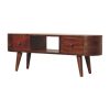 Chestnut Round Open Media Unit - Image 4