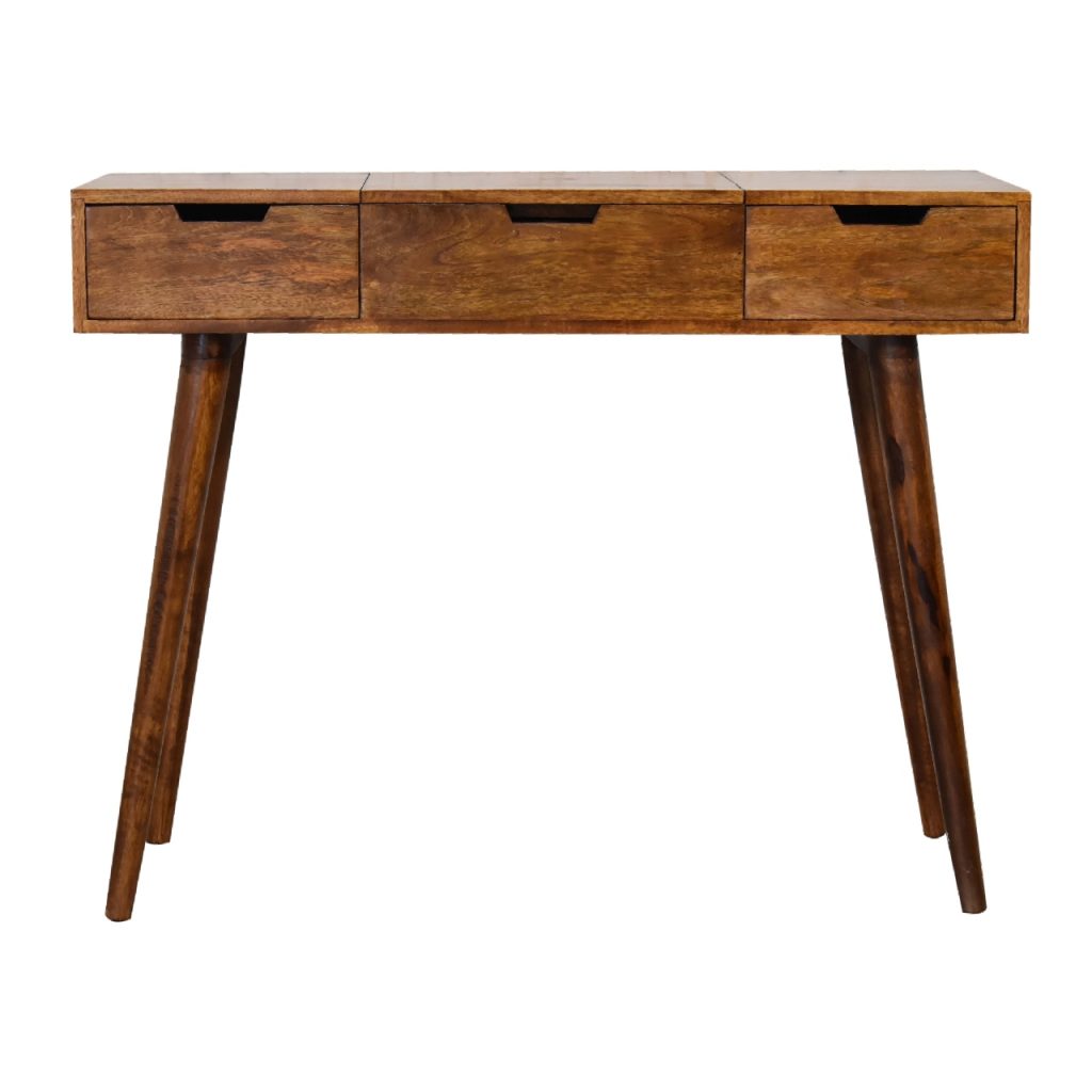 Canada Chestnut Foldable Mirror Table Suppliers