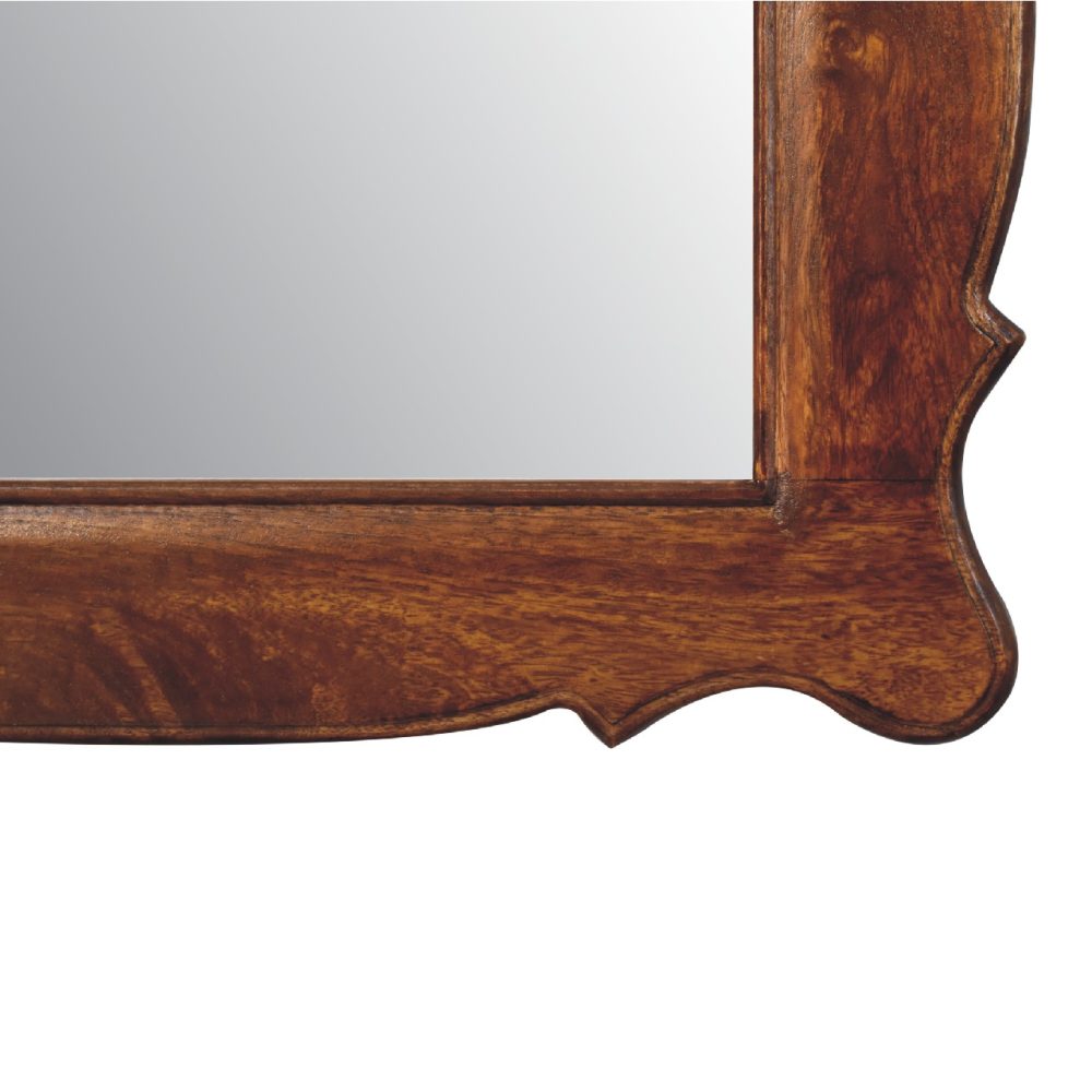 Chestnut Oblong Mirror Frame - Image 6