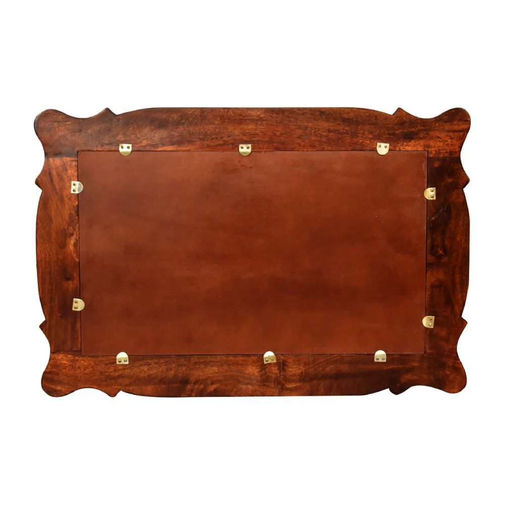 Chestnut Oblong Mirror Frame - Image 7