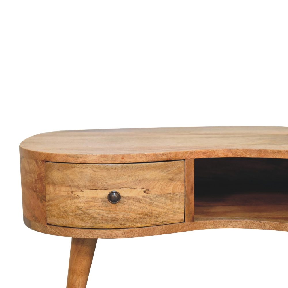 Oak-ish Wave Coffee Table - Image 5