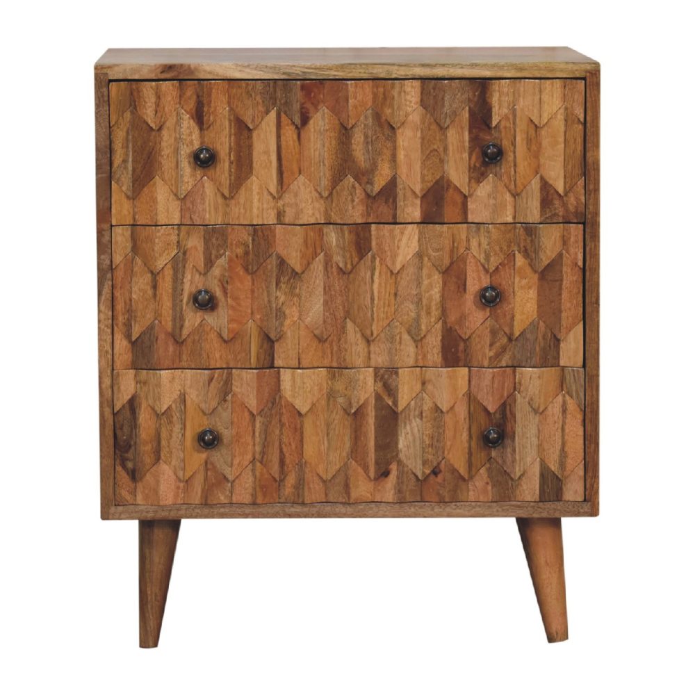 Mini Pineapple Carved Chest - Image 2