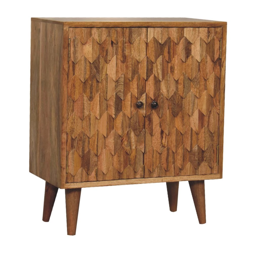 Mini Pineapple Carved Cabinet - Image 4