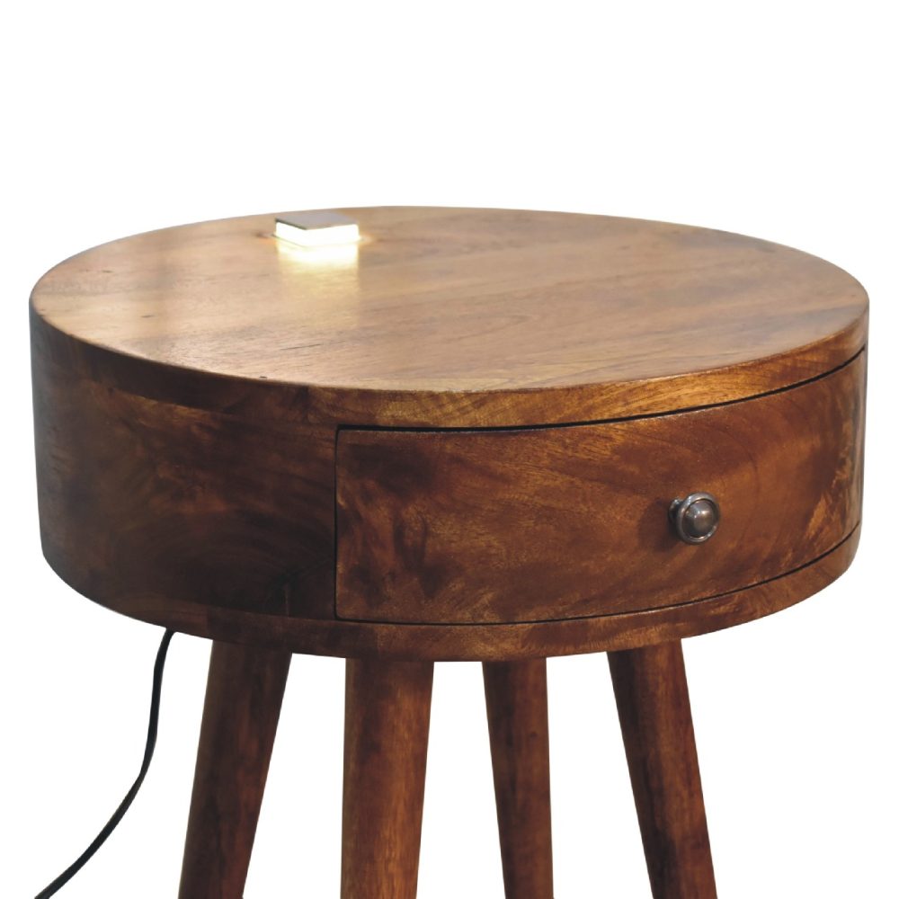 Single Chestnut Nightsand - Image 5