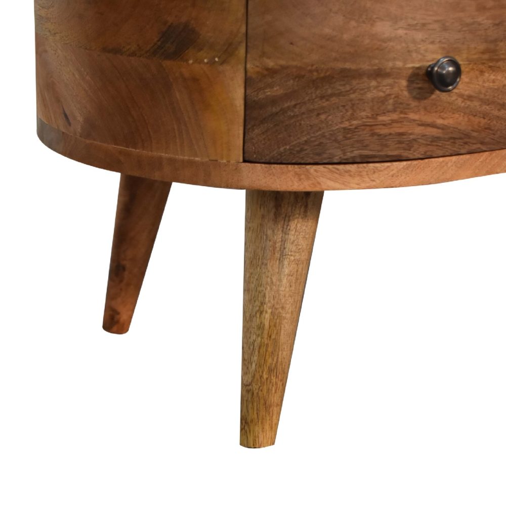 Mini Oak-ish Wave Coffee Table - Image 8