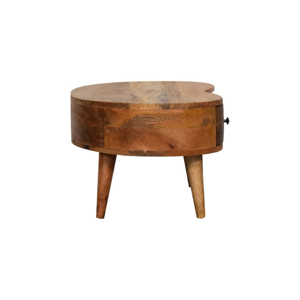 Mini Oak-ish Wave Coffee Table - Image 9