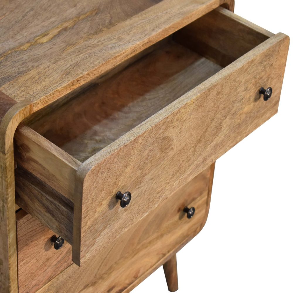 Mini Curved Oak-ish Chest - Image 7