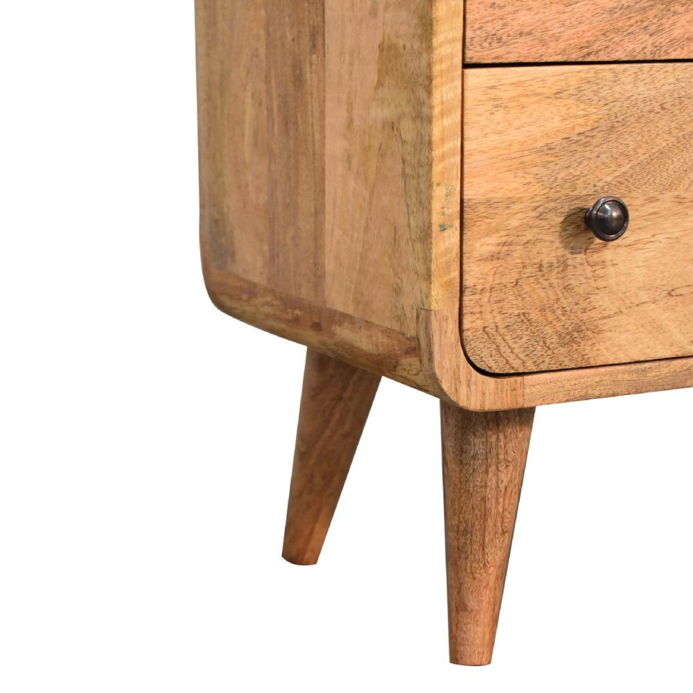Mini Curved Oak-ish Chest - Image 8