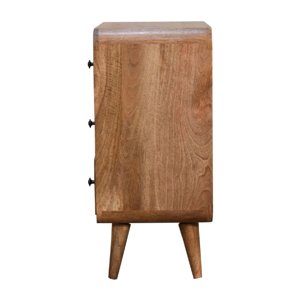Mini Curved Oak-ish Chest - Image 9