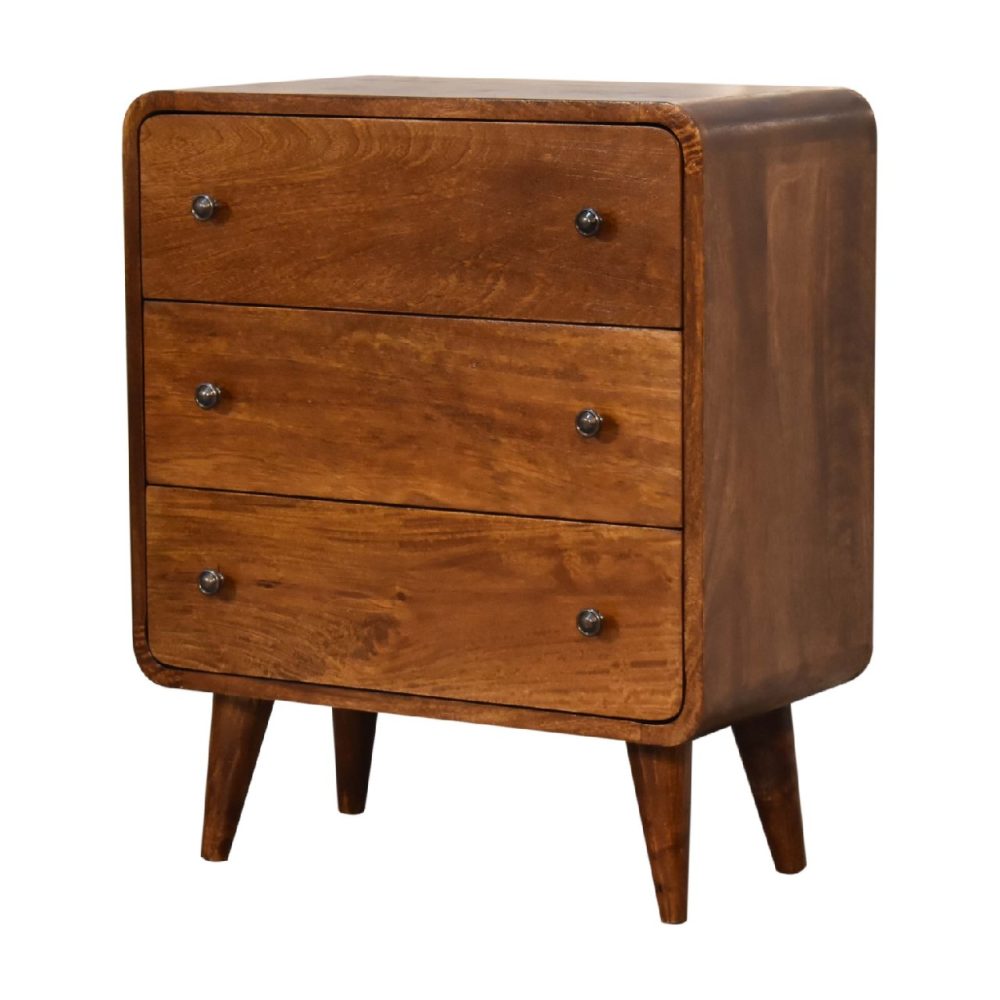 Mini Curved Chestnut Chest - Image 3