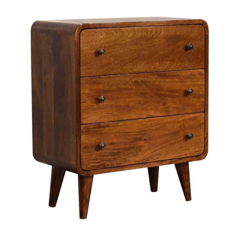 Mini Curved Chestnut Chest - Image 4