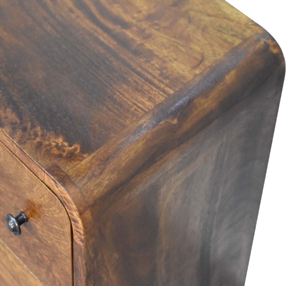 Mini Curved Chestnut Chest - Image 6