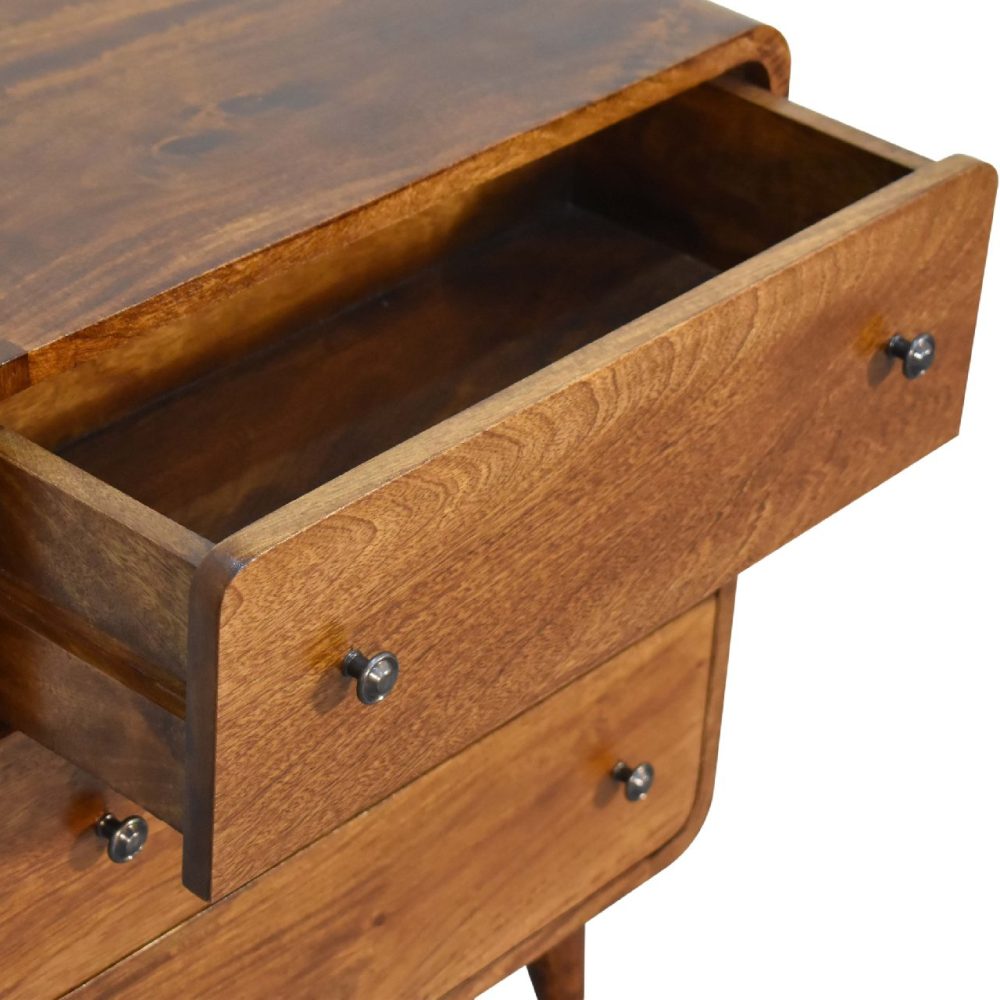 Mini Curved Chestnut Chest - Image 7