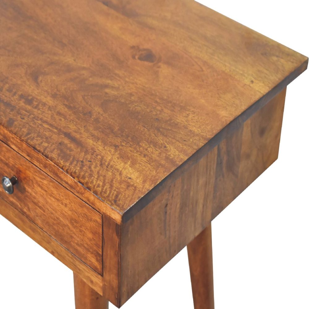 Large 3 Drawer Chestnut Console - Image 6