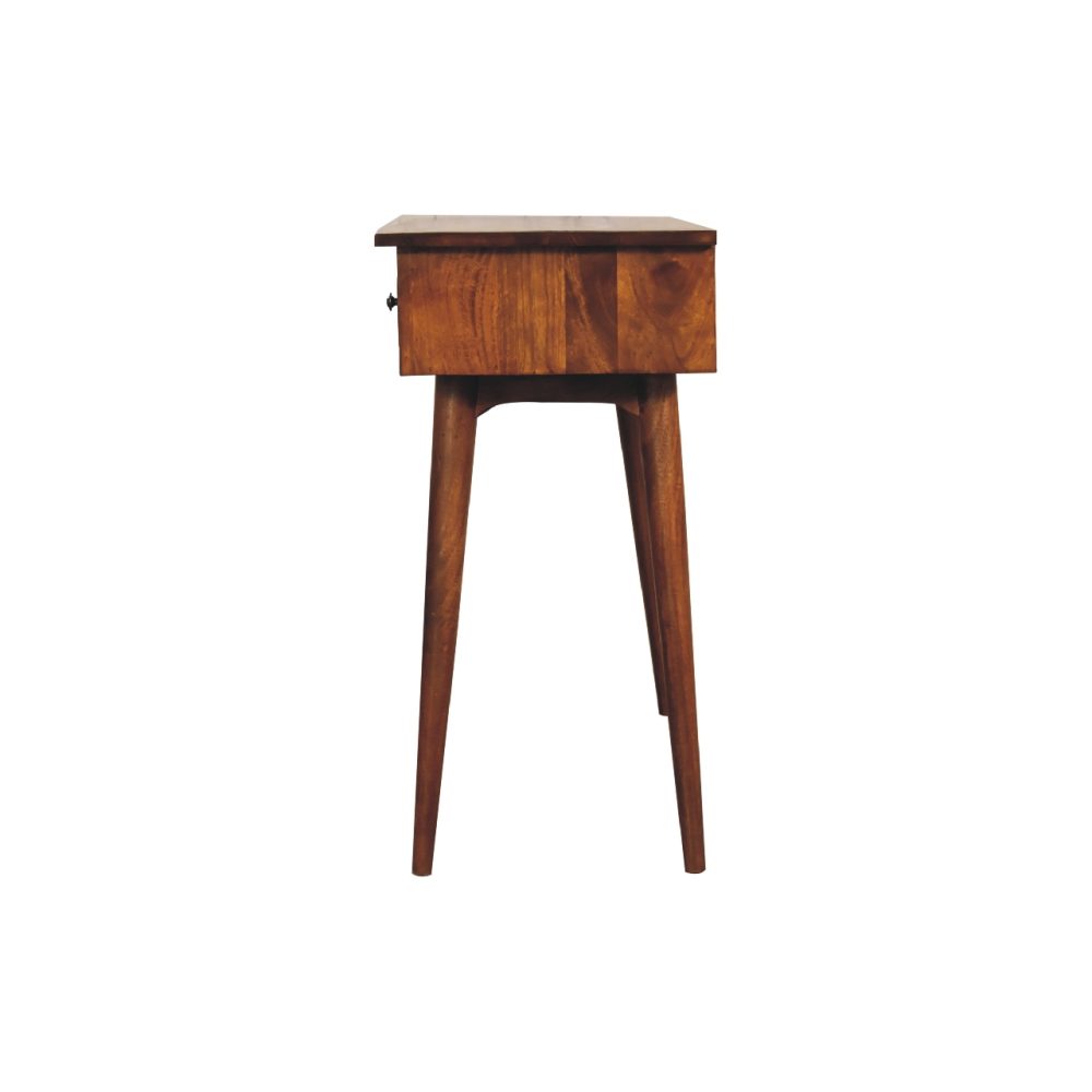 Large 3 Drawer Chestnut Console - Image 9
