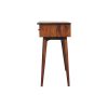 Large 3 Drawer Chestnut Console - Image 9