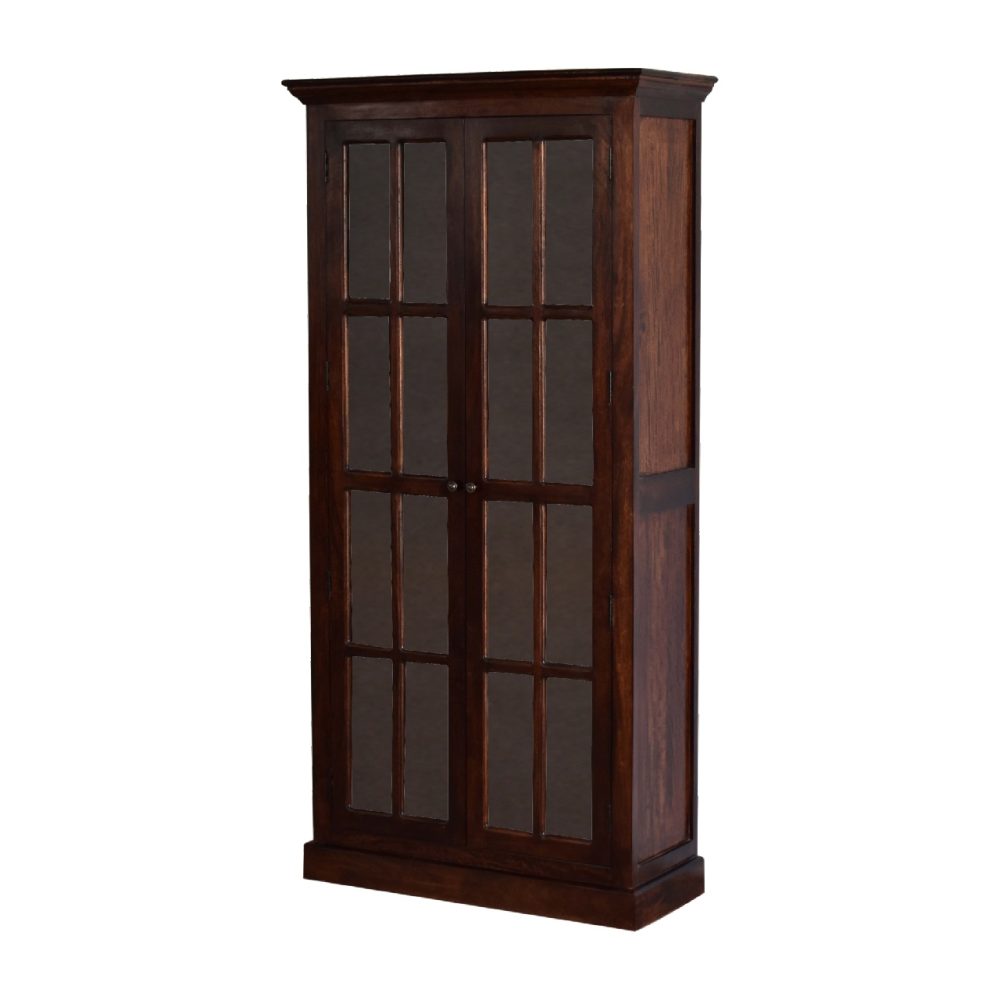 Tall Cherry Glazed Cabinet - Image 3