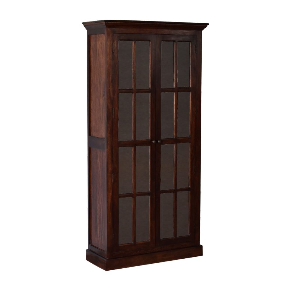 Tall Cherry Glazed Cabinet - Image 4