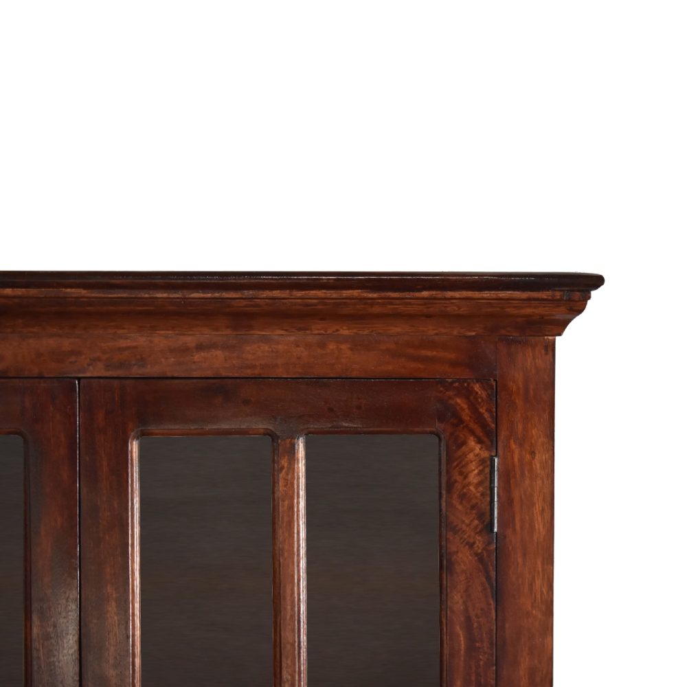 Tall Cherry Glazed Cabinet - Image 5