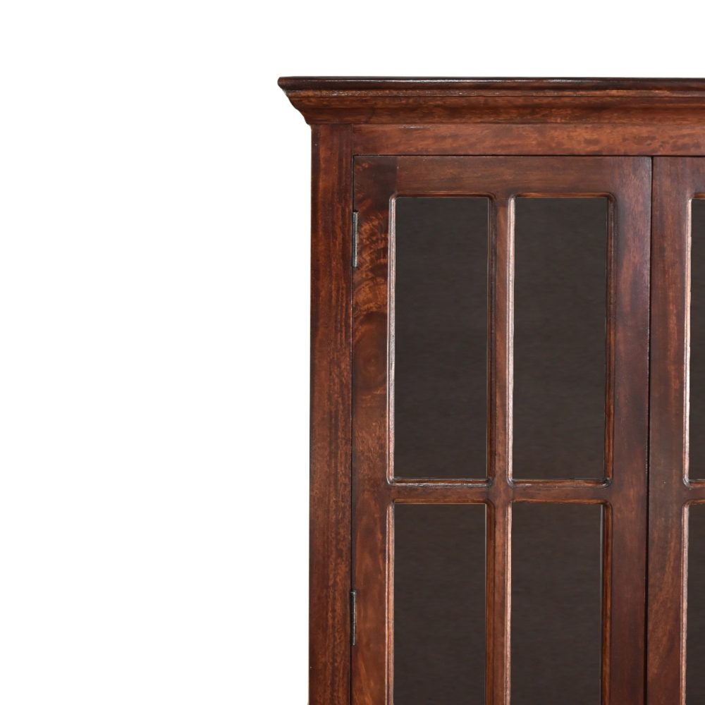 Tall Cherry Glazed Cabinet - Image 6