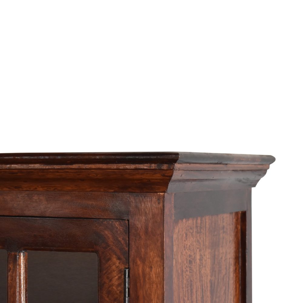 Tall Cherry Glazed Cabinet - Image 7