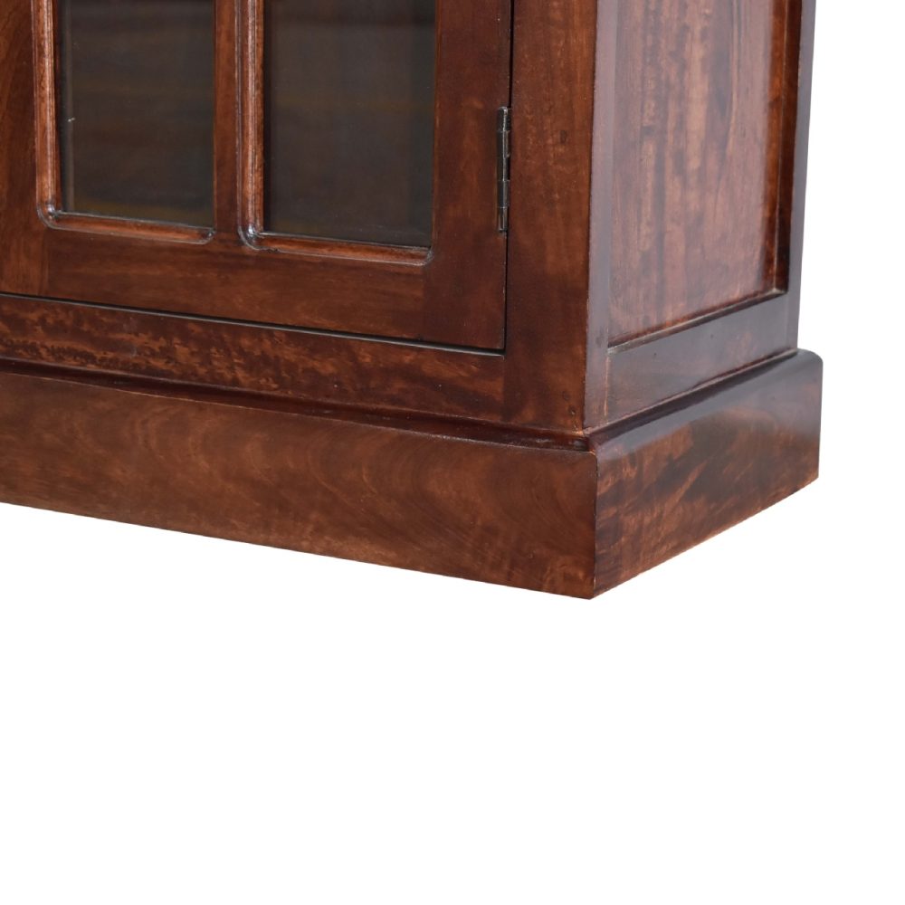 Tall Cherry Glazed Cabinet - Image 8