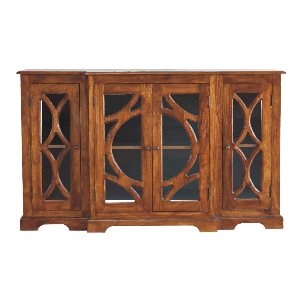 Canada Glazed Carve Chestnut Sideboard Suppliers
