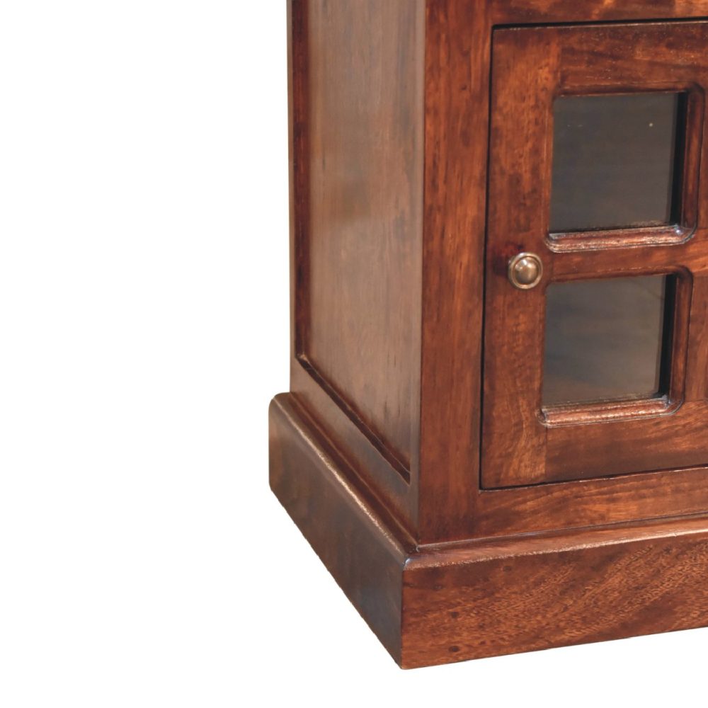 Cherry Nightsand with Glazed Door - Image 8