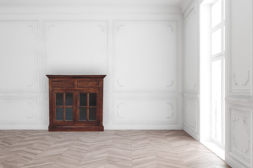 Cherry Glazed Cabinet - Image 11