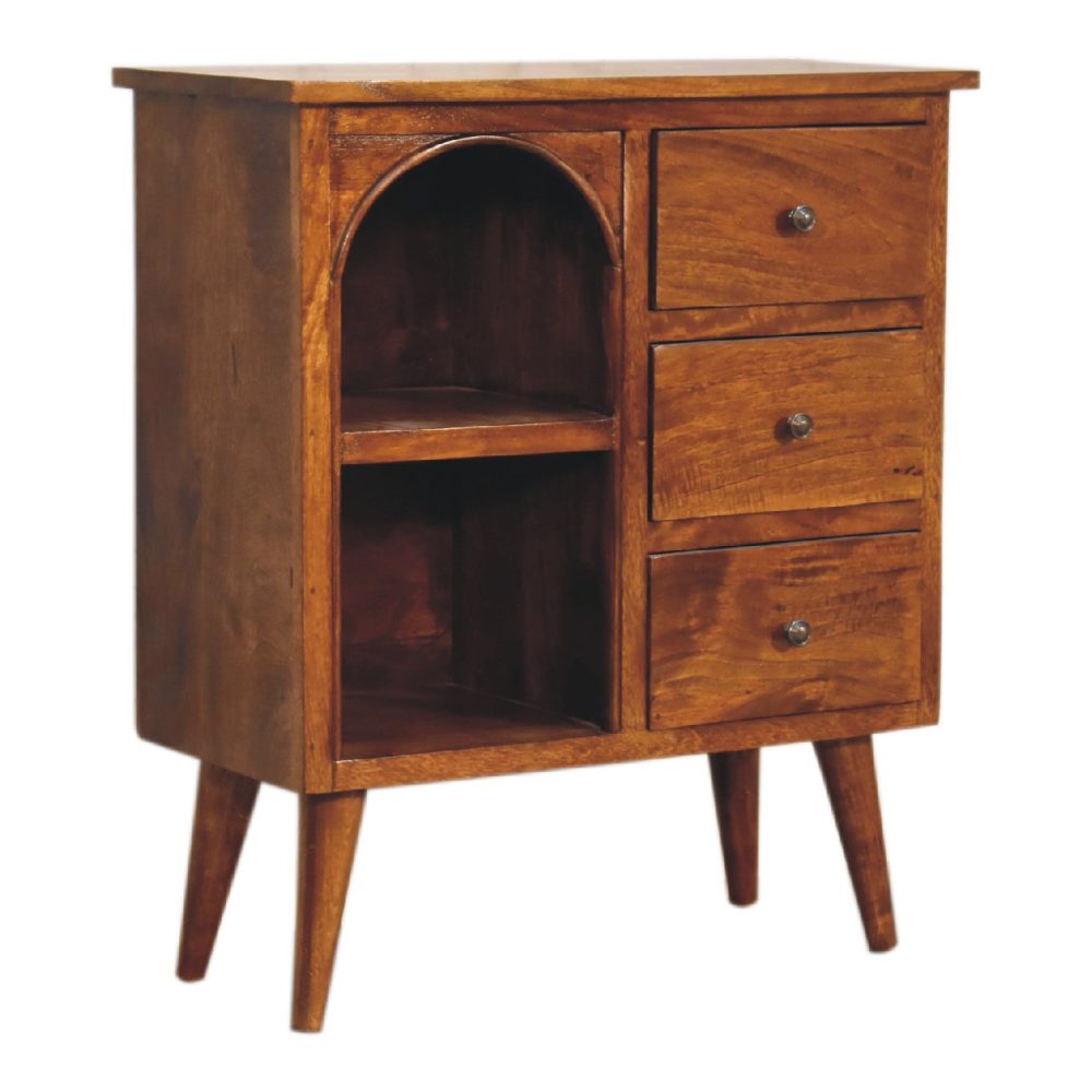 Chestnut Mixed Open Cabinet - Image 2