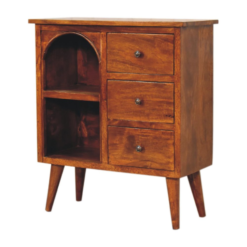 Chestnut Mixed Open Cabinet - Image 3