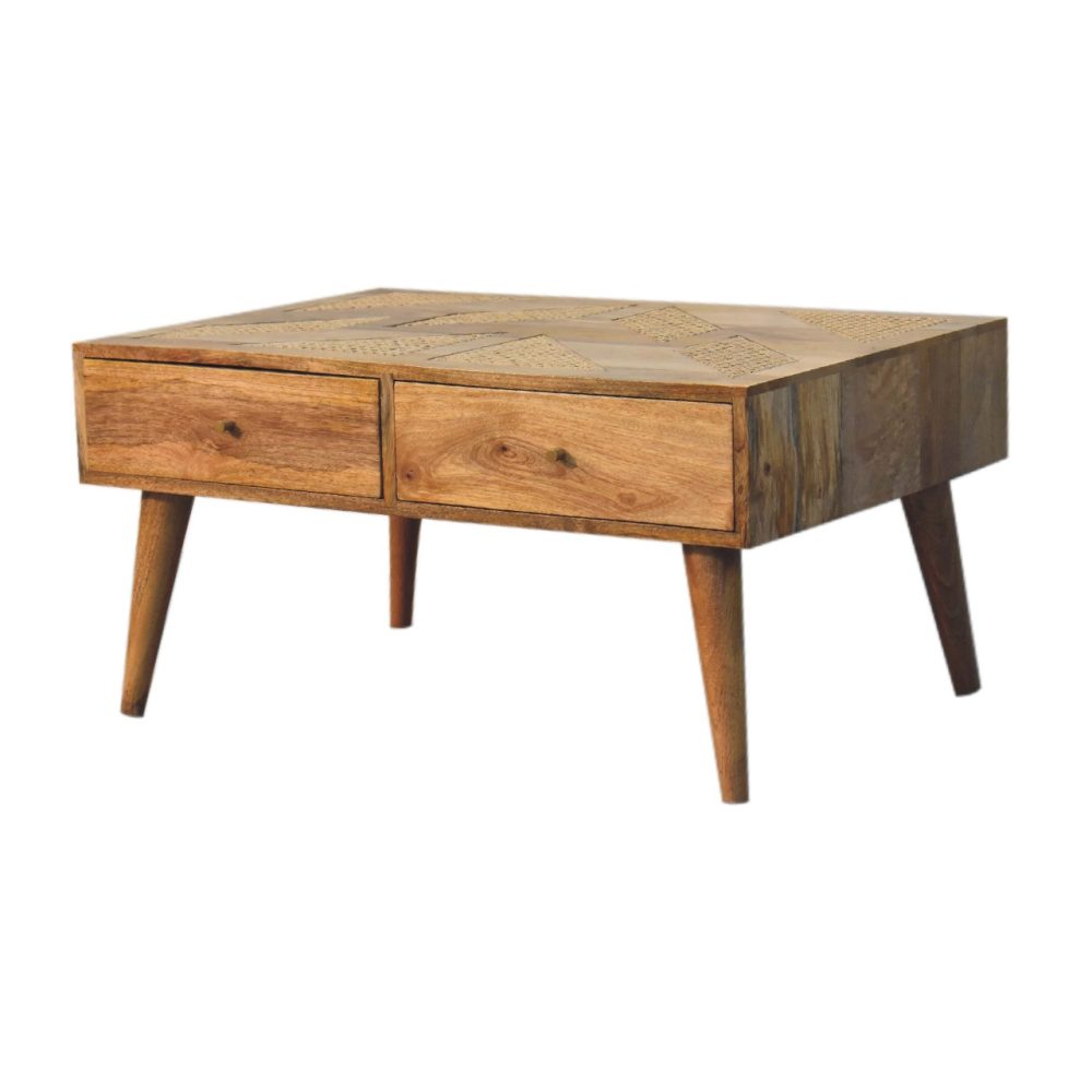 Woven Aztec Coffee Table - Image 3