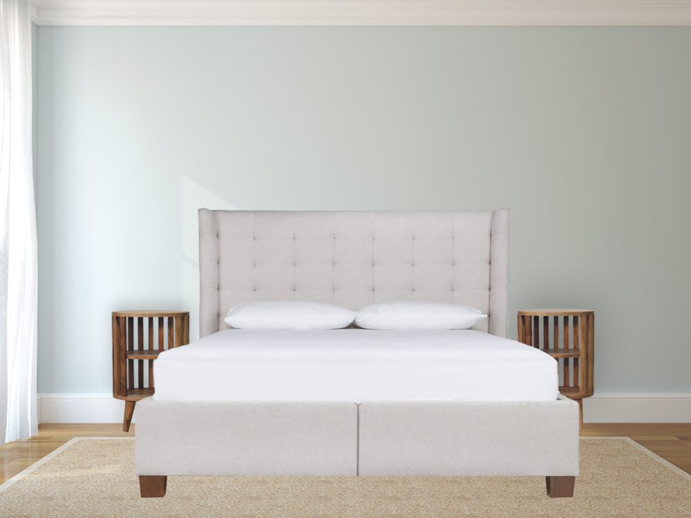 Ariella Double Shelf Oak-ish Bedside - Image 10