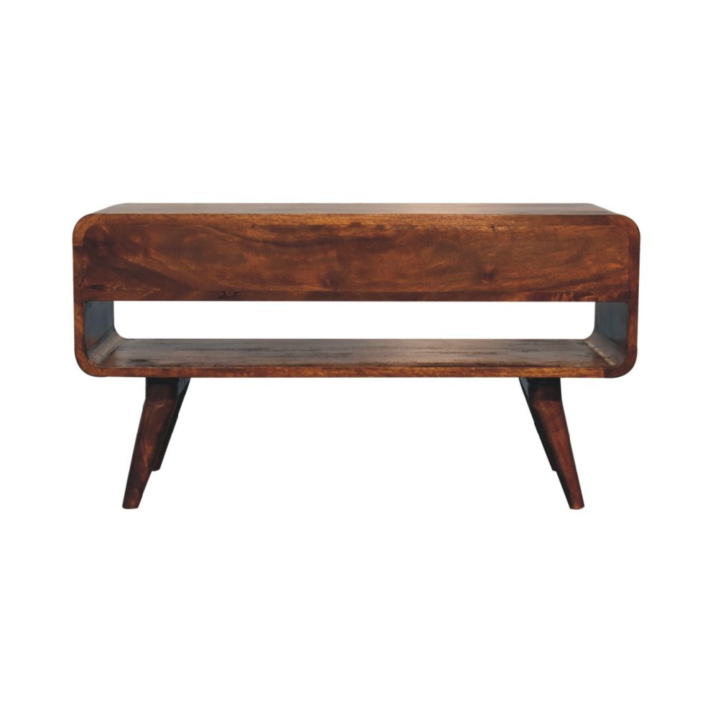 Reverse Curved Chestnut Media Unit - Image 9