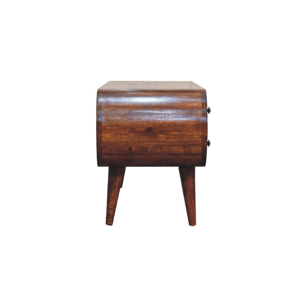 Chestnut Circular Media Unit - Image 8