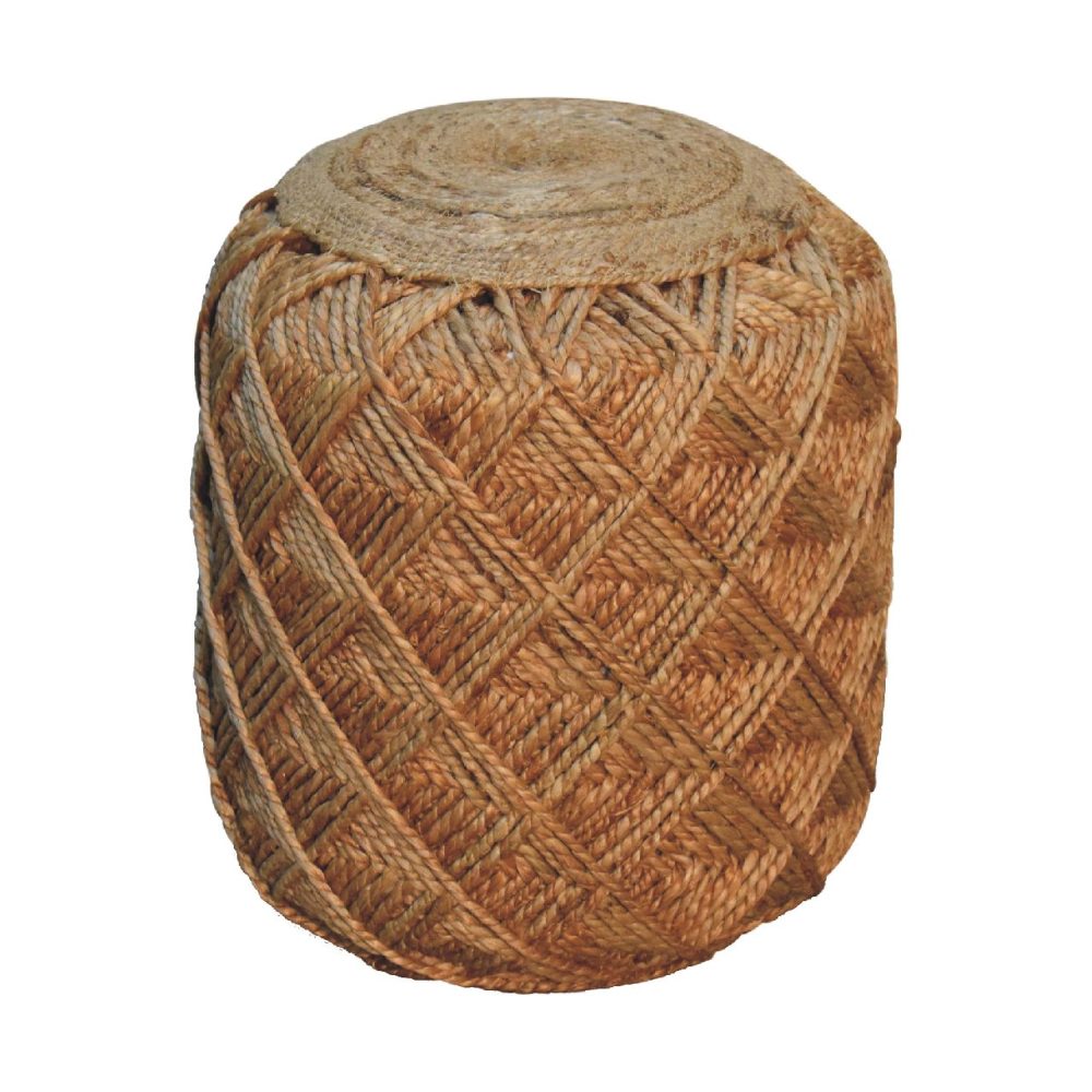 Jute Fibre Footstool - Large - Image 3