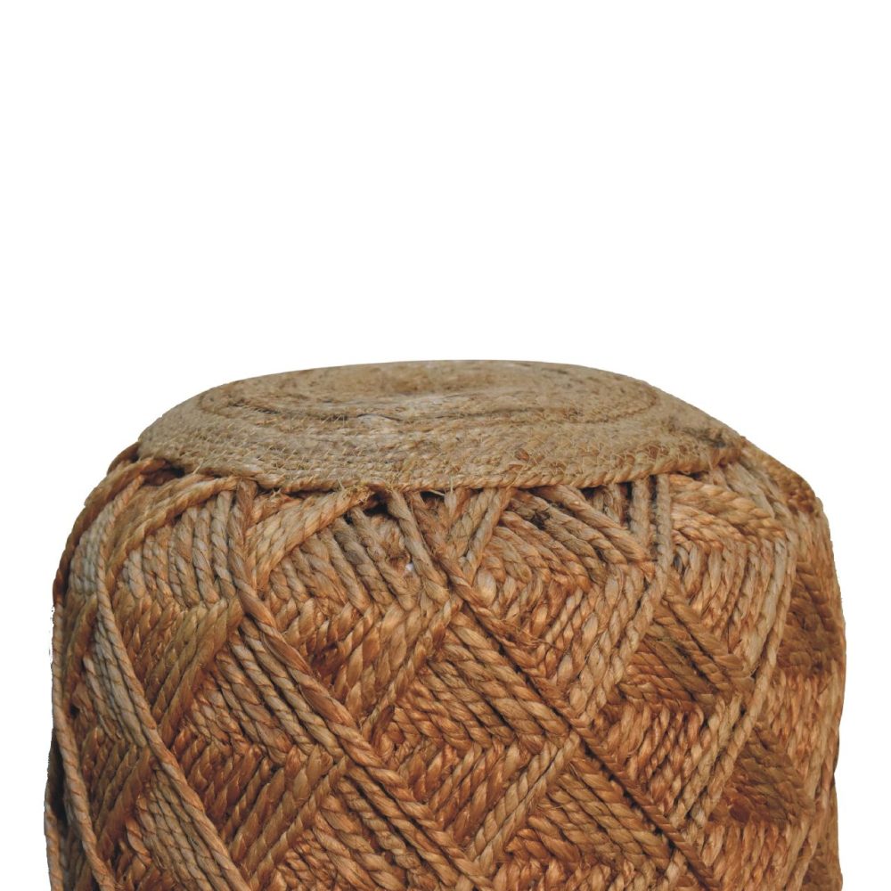 Jute Fibre Footstool - Large - Image 4