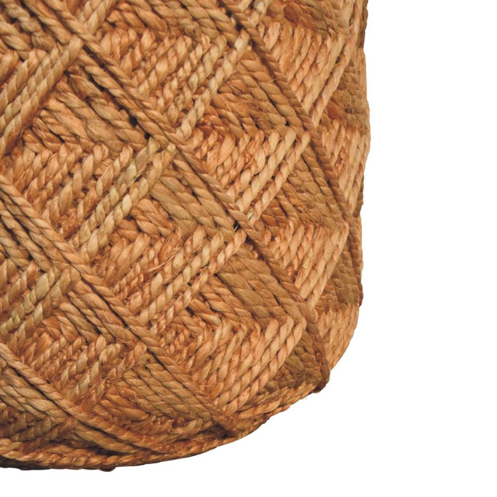 Jute Fibre Footstool - Large - Image 6