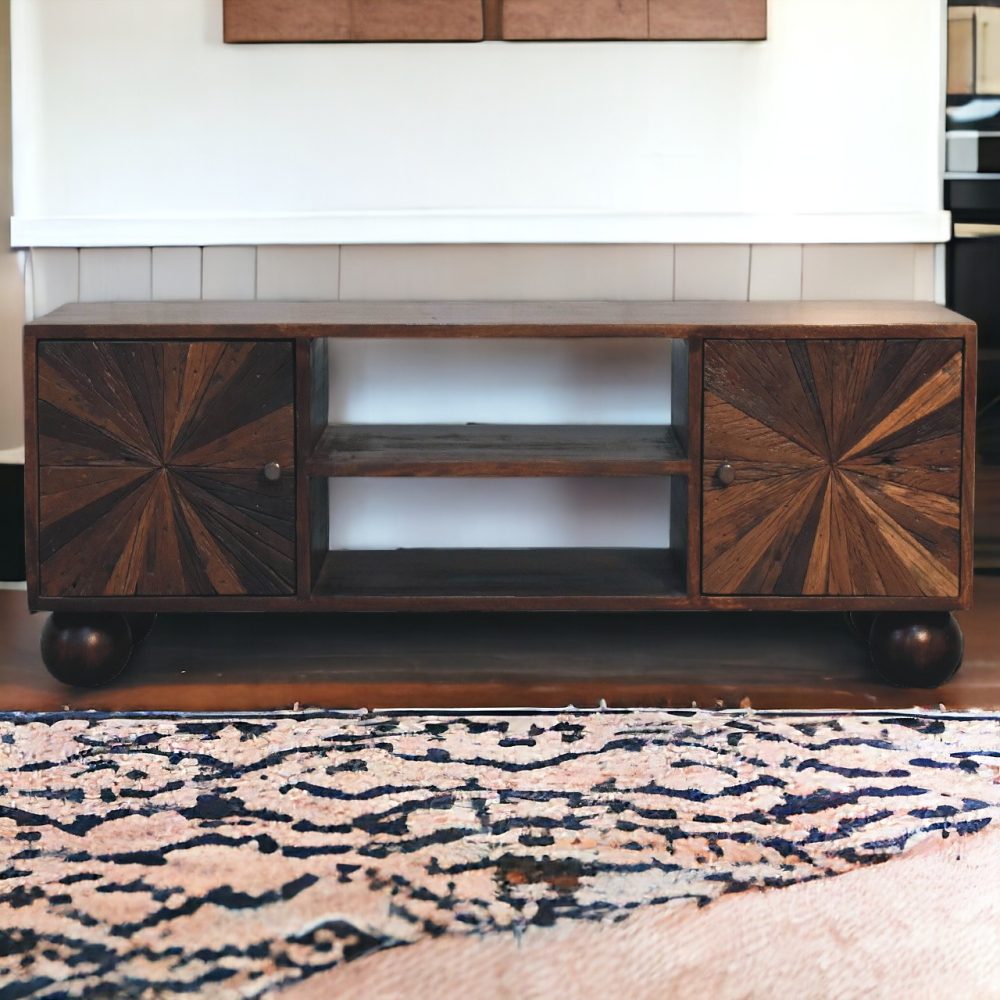 Sunrise Ball Walnut TV Unit - Image 10