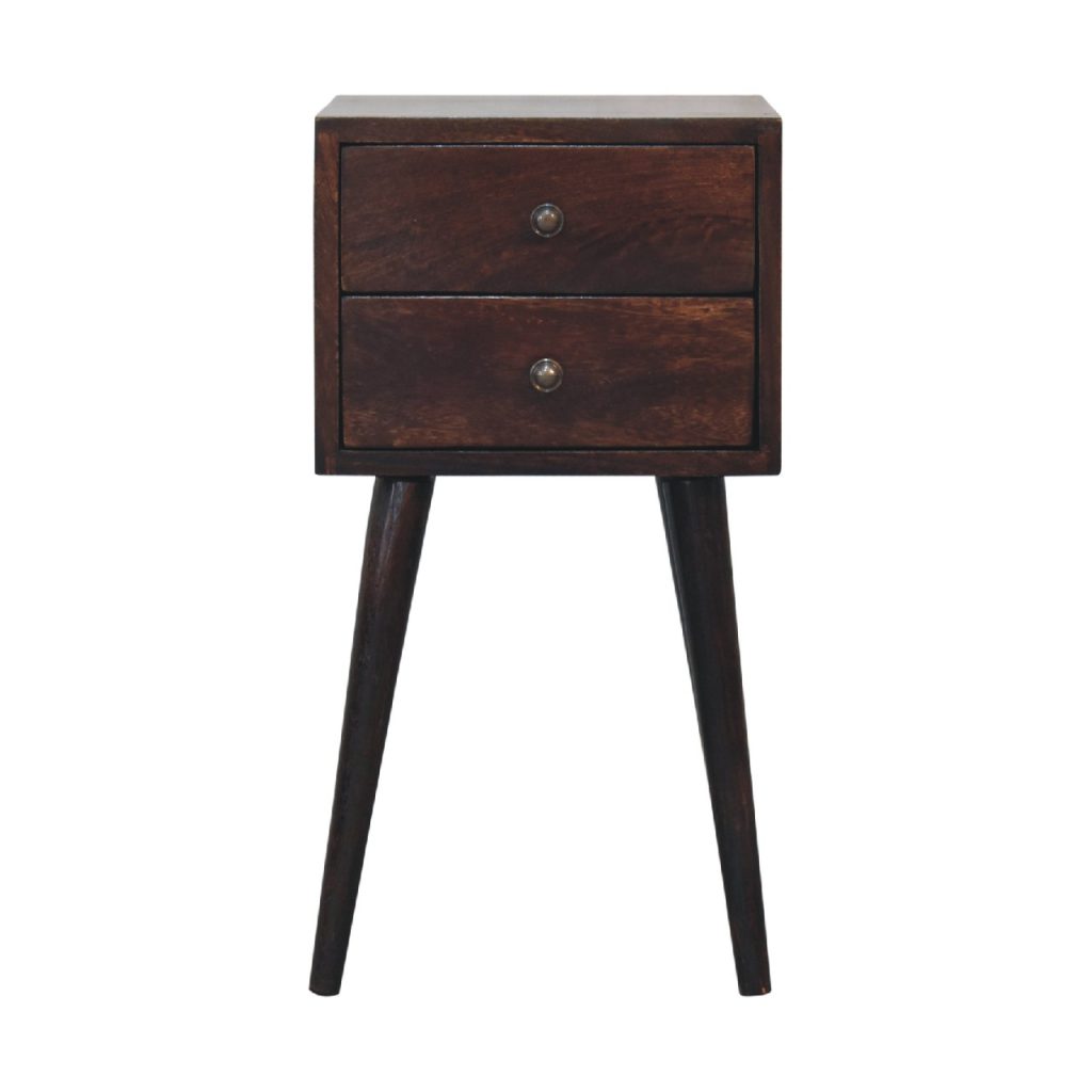 Canada Mini 2 Drawer Light Walnut Nightsand Suppliers