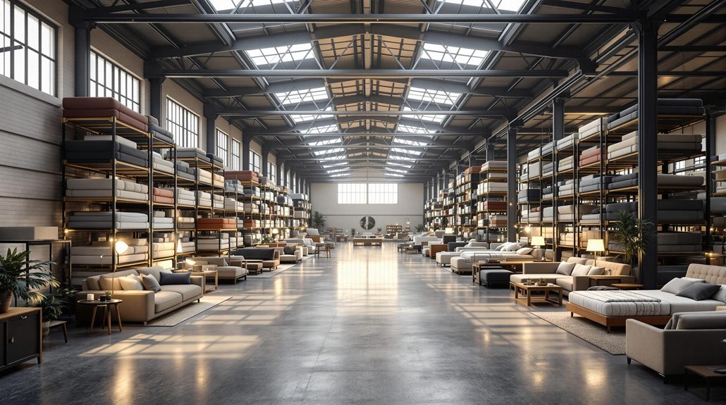 bulk furniture retail store