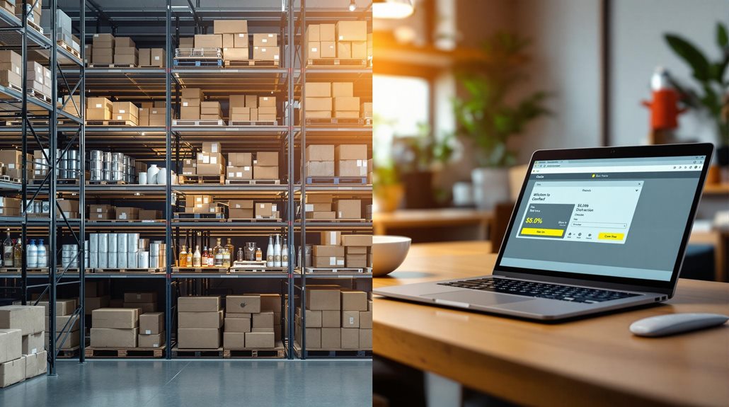dropshipping versus ecommerce comparison