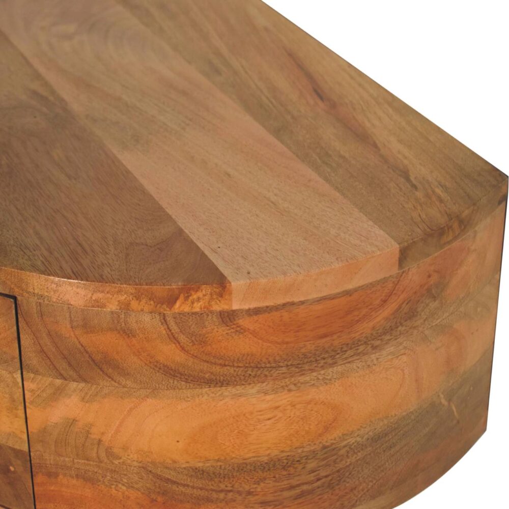 Large Wall Mounted Rounded Bedside - Image 6