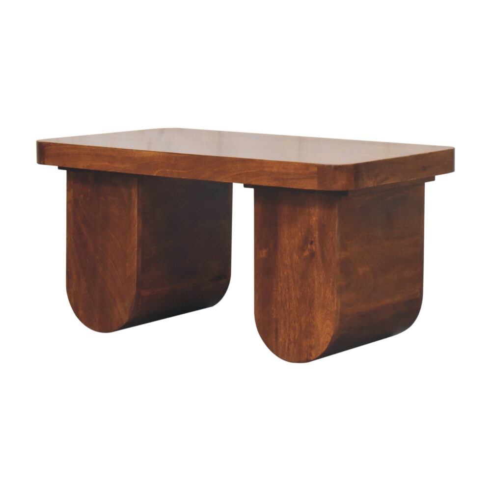 Chunky Chestnut Coffee Table - Image 4