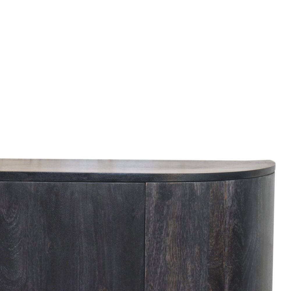 Ash Black T-Bar Quad Cabinet - Image 5