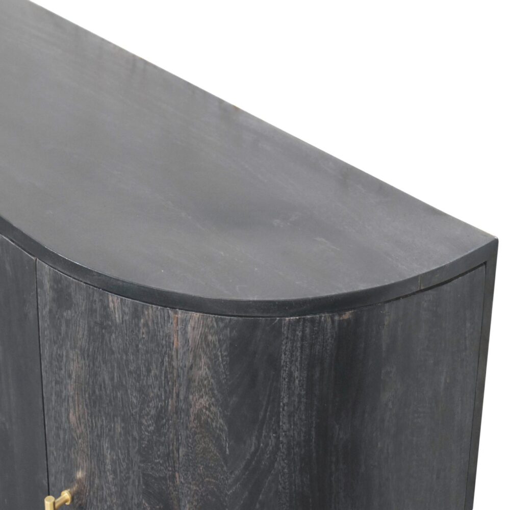 Ash Black T-Bar Quad Cabinet - Image 6