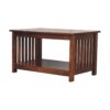 Slatted Chestnut Coffee Table - Image 3
