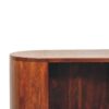 T-bar Cortez Chestnut Open Slot Cabinet - Image 5