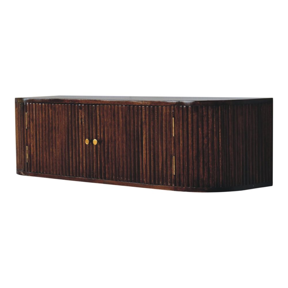 Chunky Chestnut Wall Mounted Console - Image 3